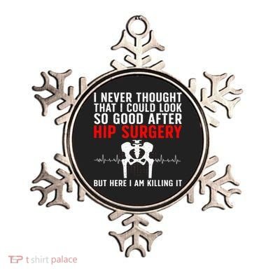 Hip Surgery Art For Wo Hip Replacet Recovering Ornament