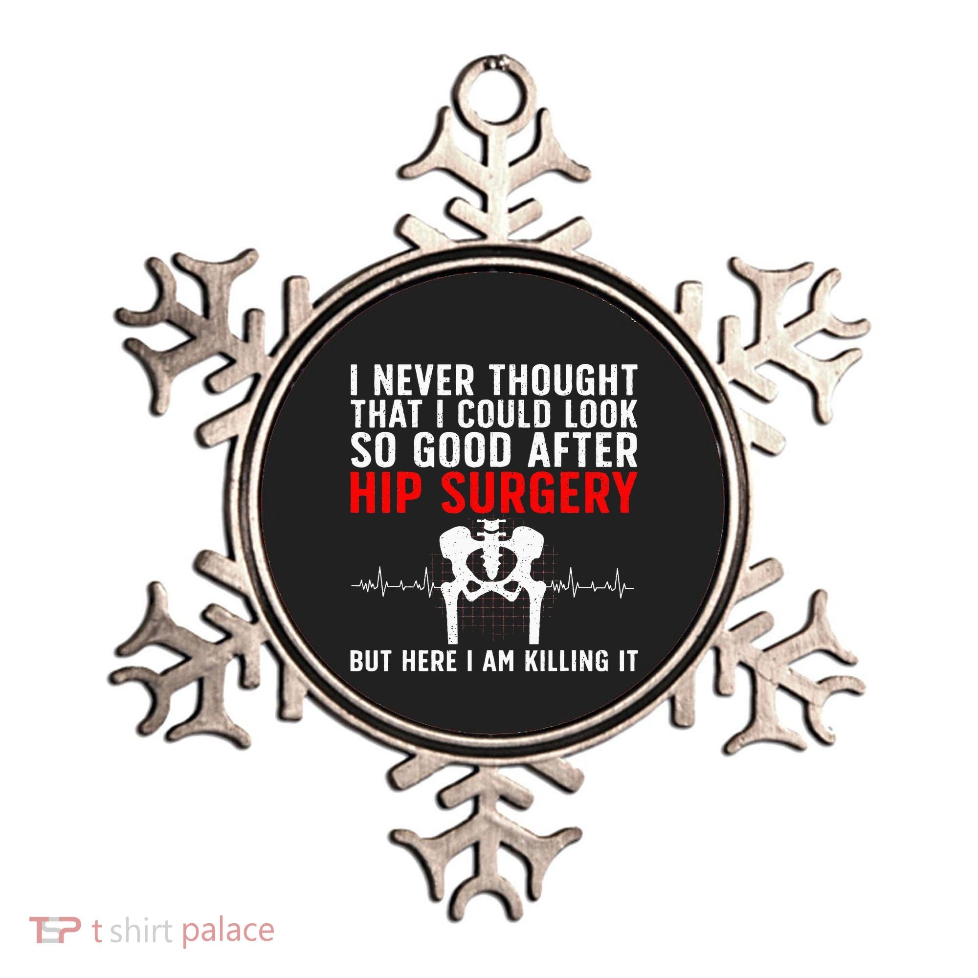 Hip Surgery Art For Wo Hip Replacet Recovering Ornament
