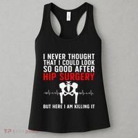 Hip Surgery Art For Wo Hip Replacet Recovering Women's Tank Top thumb 3