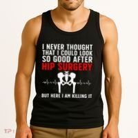 Hip Surgery Art For Wo Hip Replacet Recovering Tank Top thumb 3