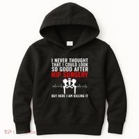 Hip Surgery Art For Wo Hip Replacet Recovering Kids Hoodie thumb 0