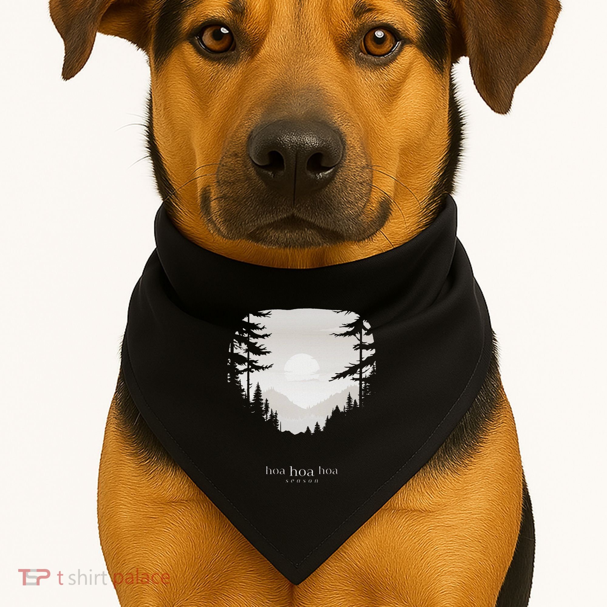 Hoa Season Autumn Fall Mist Trendy Graphic USA-Made Doggie Bandana