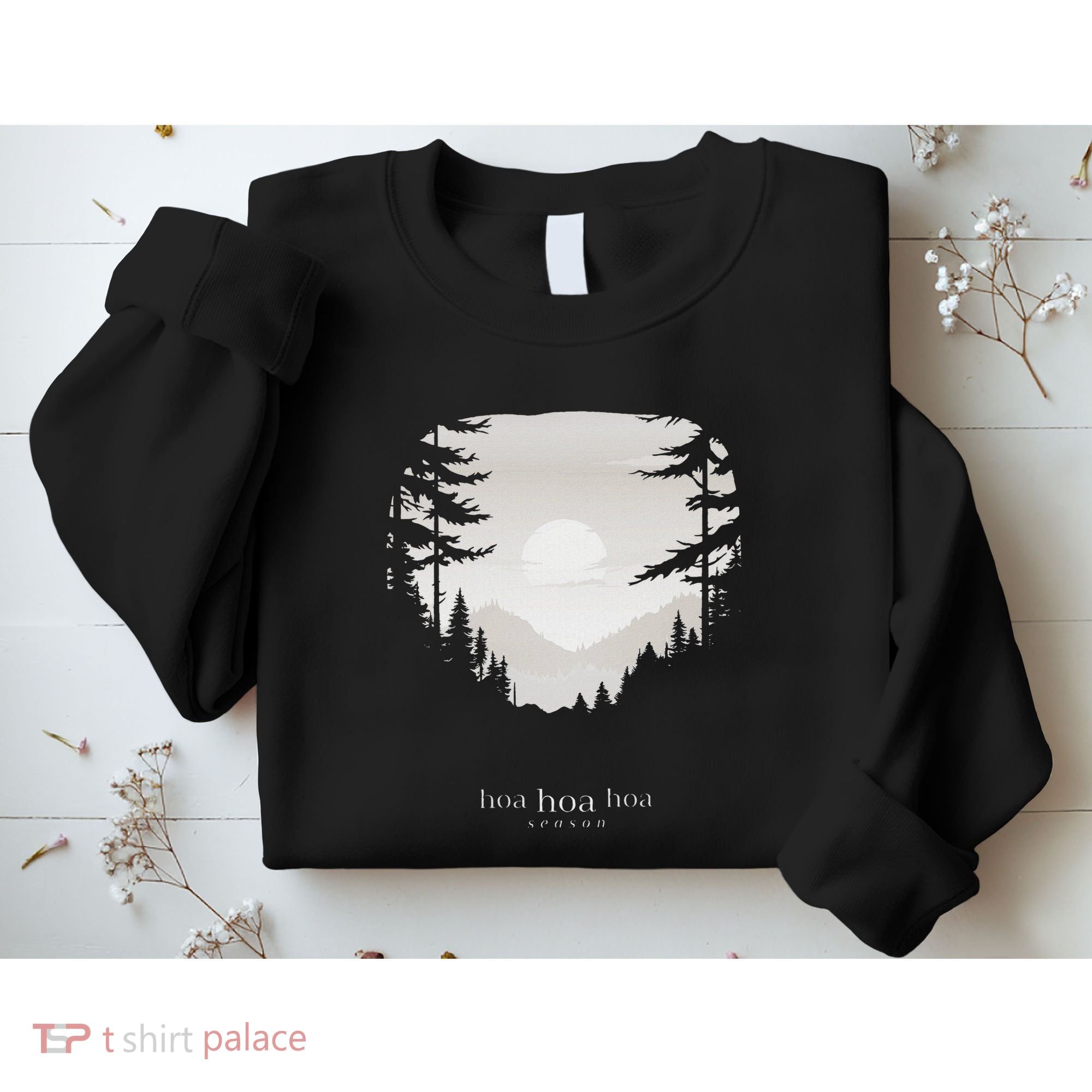 Hoa Season Autumn Fall Mist Trendy Graphic Sweatshirt