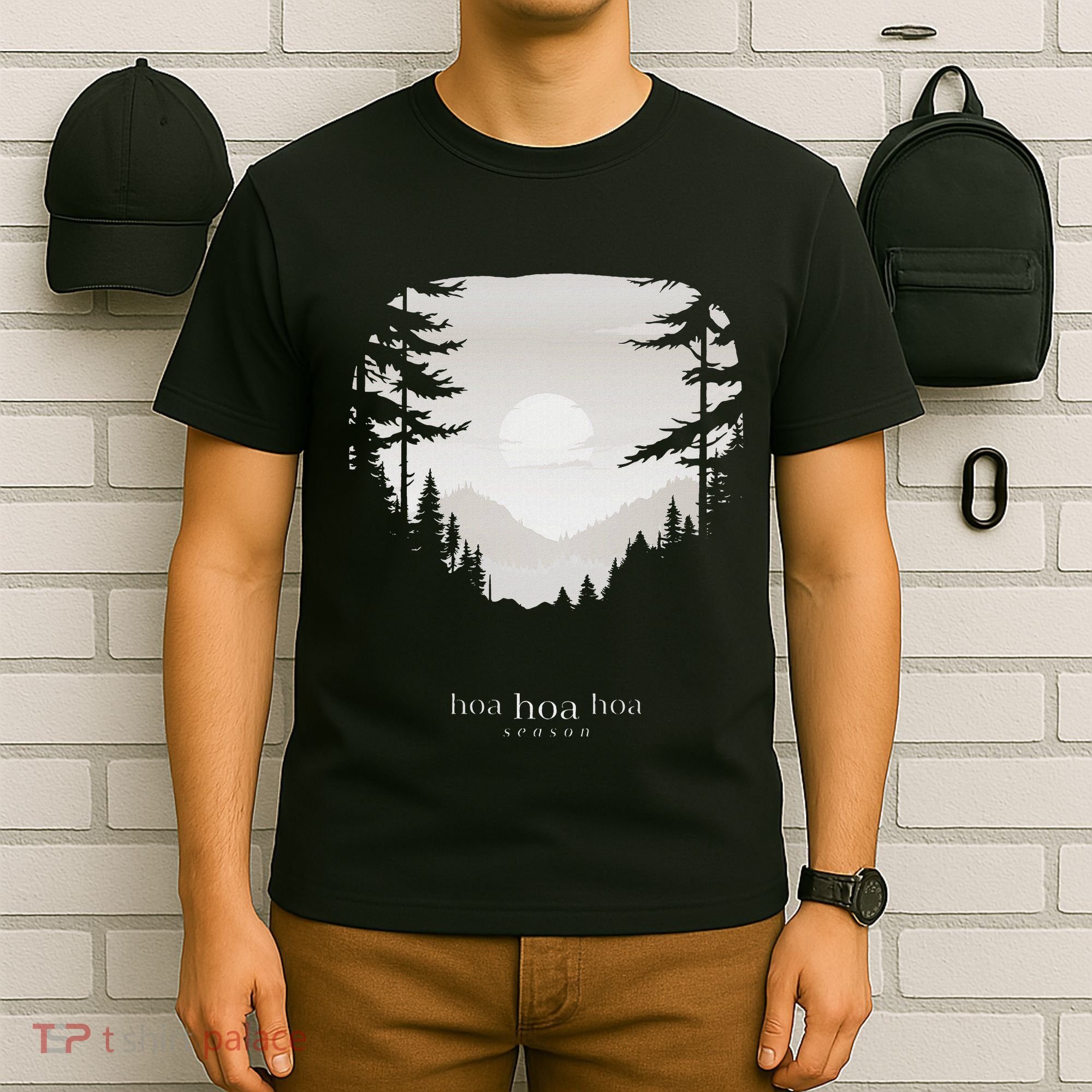 Hoa Season Autumn Fall Mist Trendy Graphic T-Shirt
