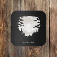 Hoa Season Autumn Fall Mist Trendy Graphic Coaster thumb 0
