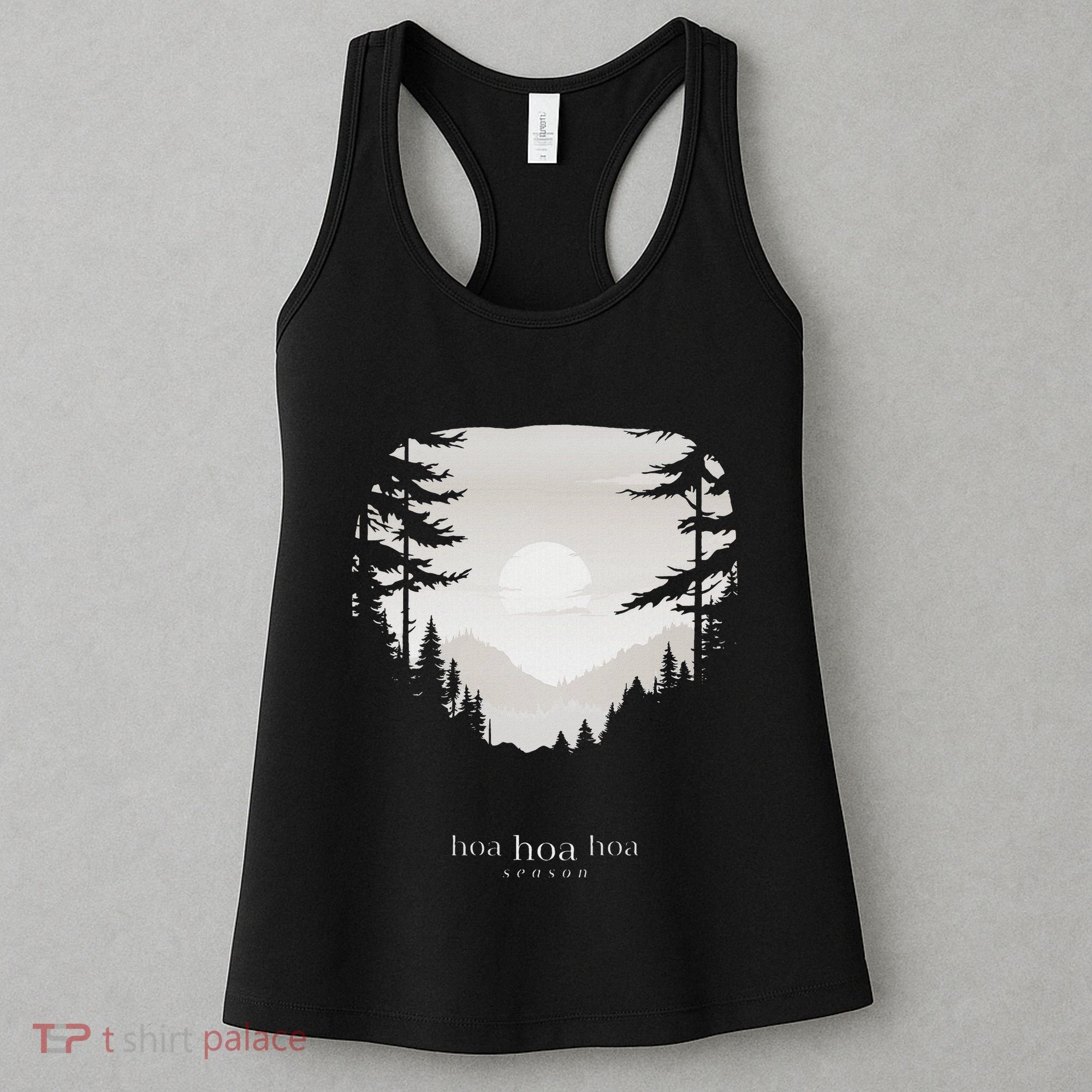 Hoa Season Autumn Fall Mist Trendy Graphic Women's Tank Top