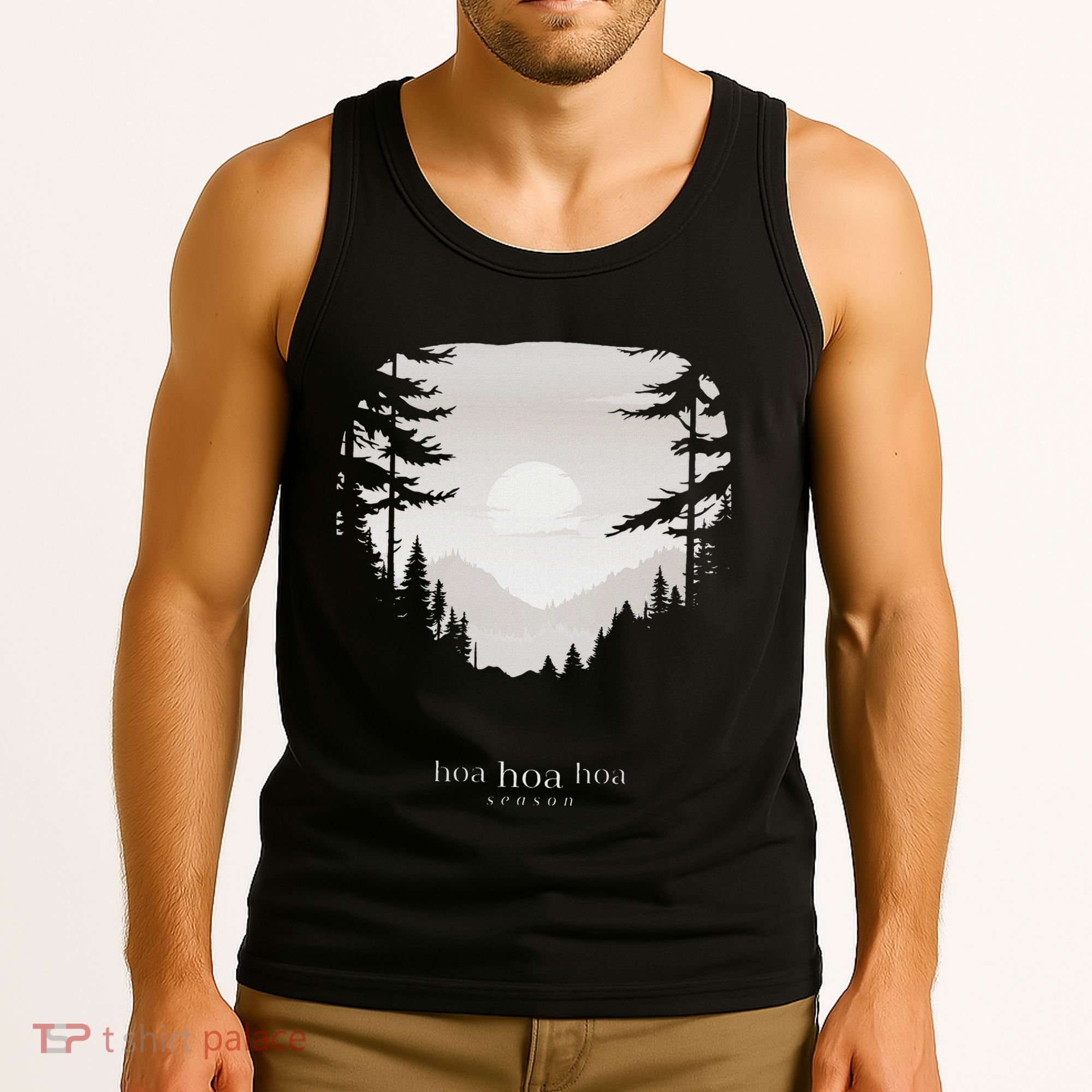 Hoa Season Autumn Fall Mist Trendy Graphic Tank Top