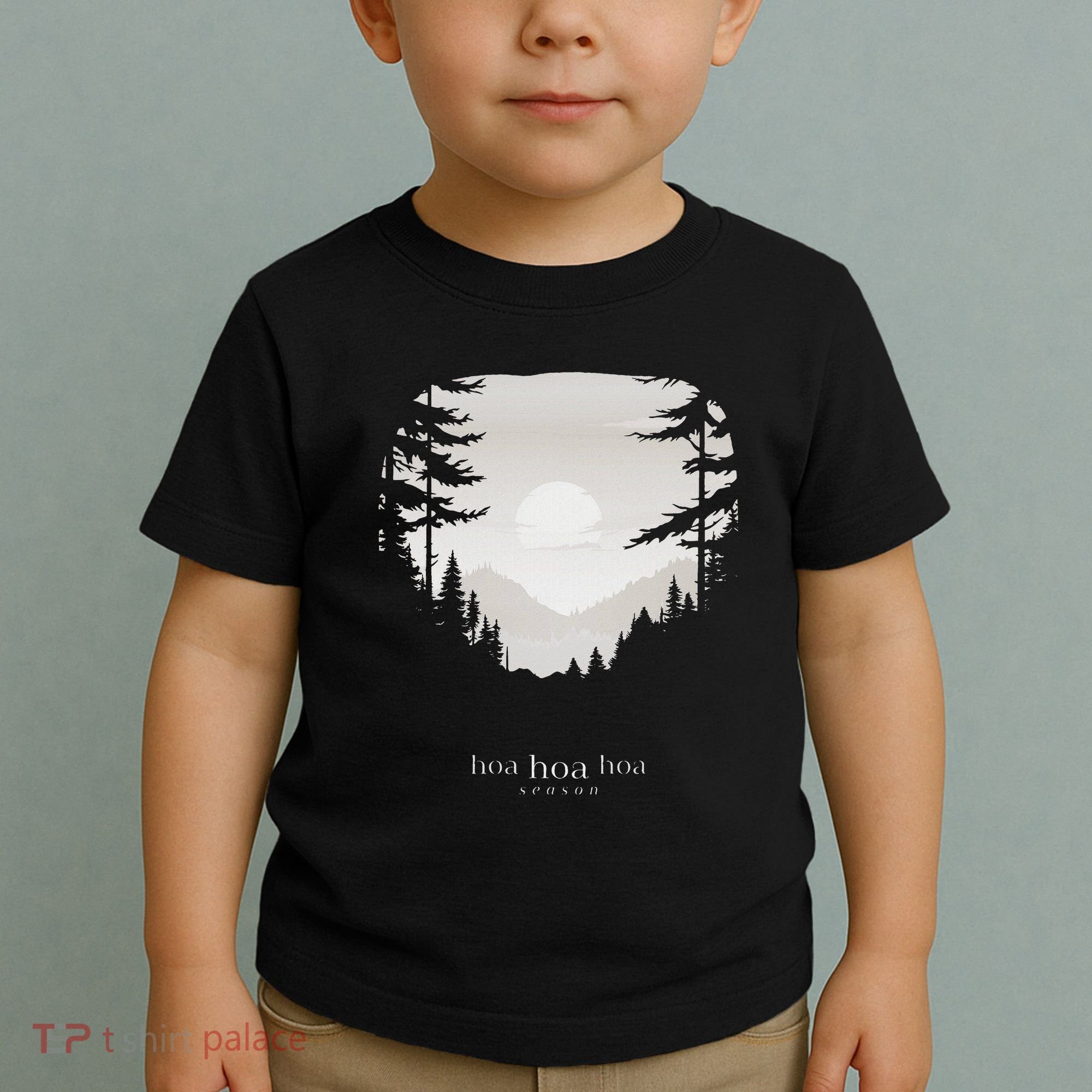 Hoa Season Autumn Fall Mist Trendy Graphic Toddler T-Shirt