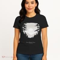 Hoa Season Autumn Fall Mist Trendy Graphic Women's T-Shirt thumb 4