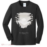 Hoa Season Autumn Fall Mist Trendy Graphic Kids Long Sleeve Shirt thumb 0
