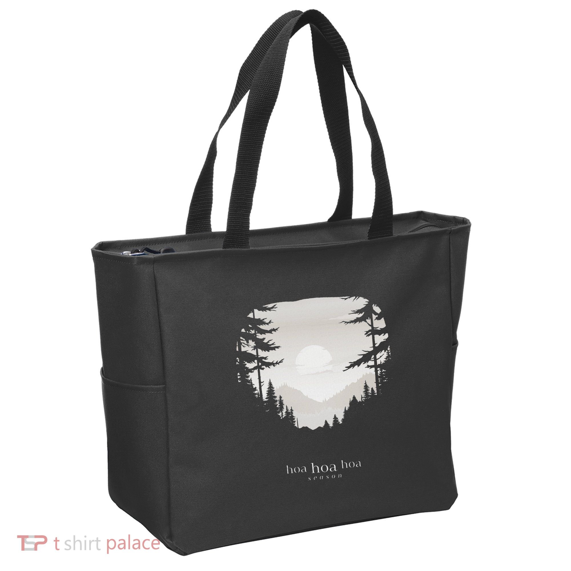 Hoa Season Autumn Fall Mist Trendy Graphic Tote Bag