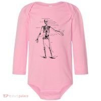Human Skeleton Anatomy Drawing Diagram Baby Long Sleeve Bodysuit thumb 0