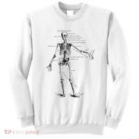 Human Skeleton Anatomy Drawing Diagram Sweatshirt thumb 0