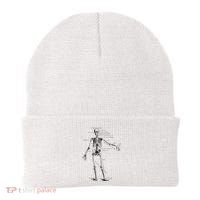 Human Skeleton Anatomy Drawing Diagram Beanie thumb 0