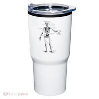 Human Skeleton Anatomy Drawing Diagram Tumbler thumb 0