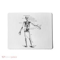 Human Skeleton Anatomy Drawing Diagram Mousepad thumb 0
