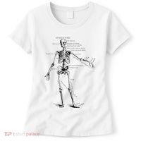 Human Skeleton Anatomy Drawing Diagram Women's T-Shirt thumb 0