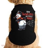 How Snowflakes Are Really Made Christmas Funny Snow Funny Gift Doggie Tank thumb 0