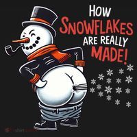 How Snowflakes Are Really Made Christmas Funny Snow Funny Gift Doggie Tank thumb 4
