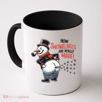 How Snowflakes Are Really Made Christmas Funny Snow Funny Gift Coffee Mug thumb 0