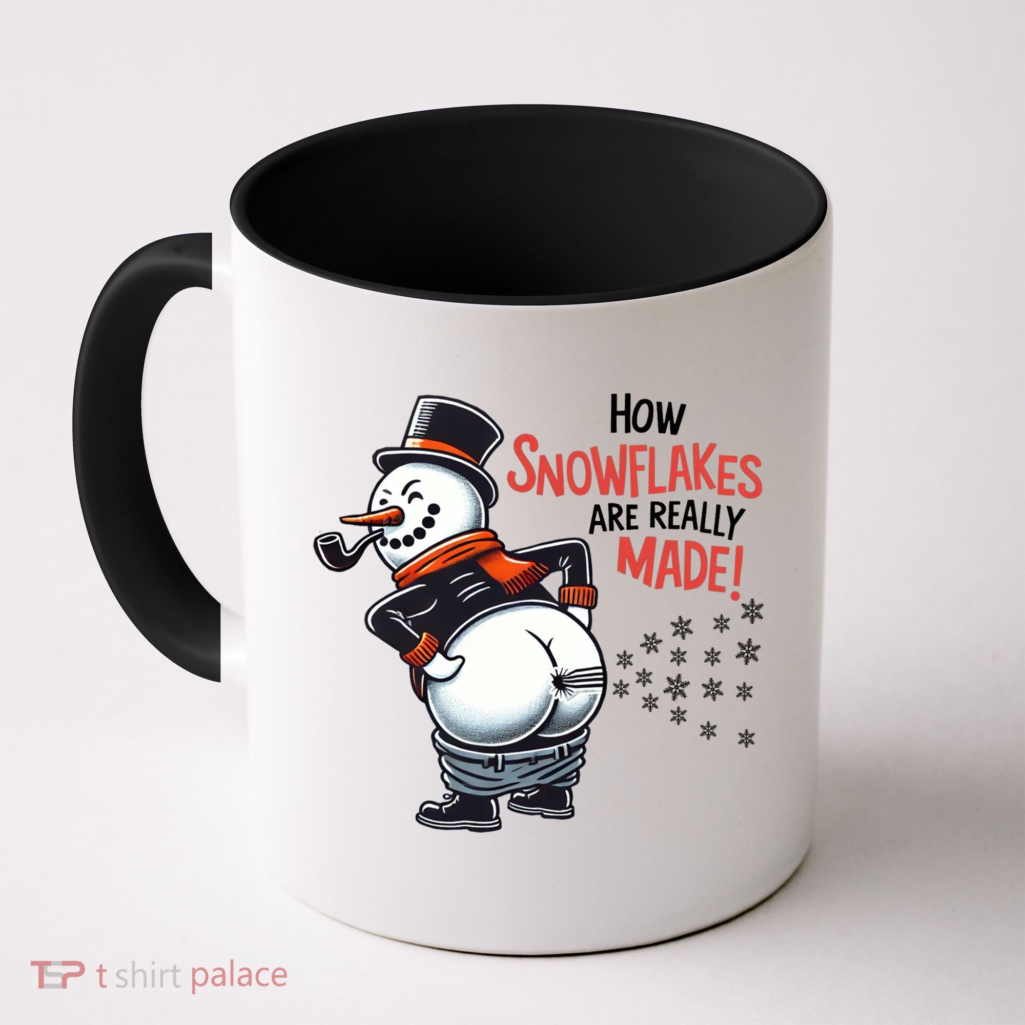 How Snowflakes Are Really Made Christmas Funny Snow Funny Gift Coffee Mug