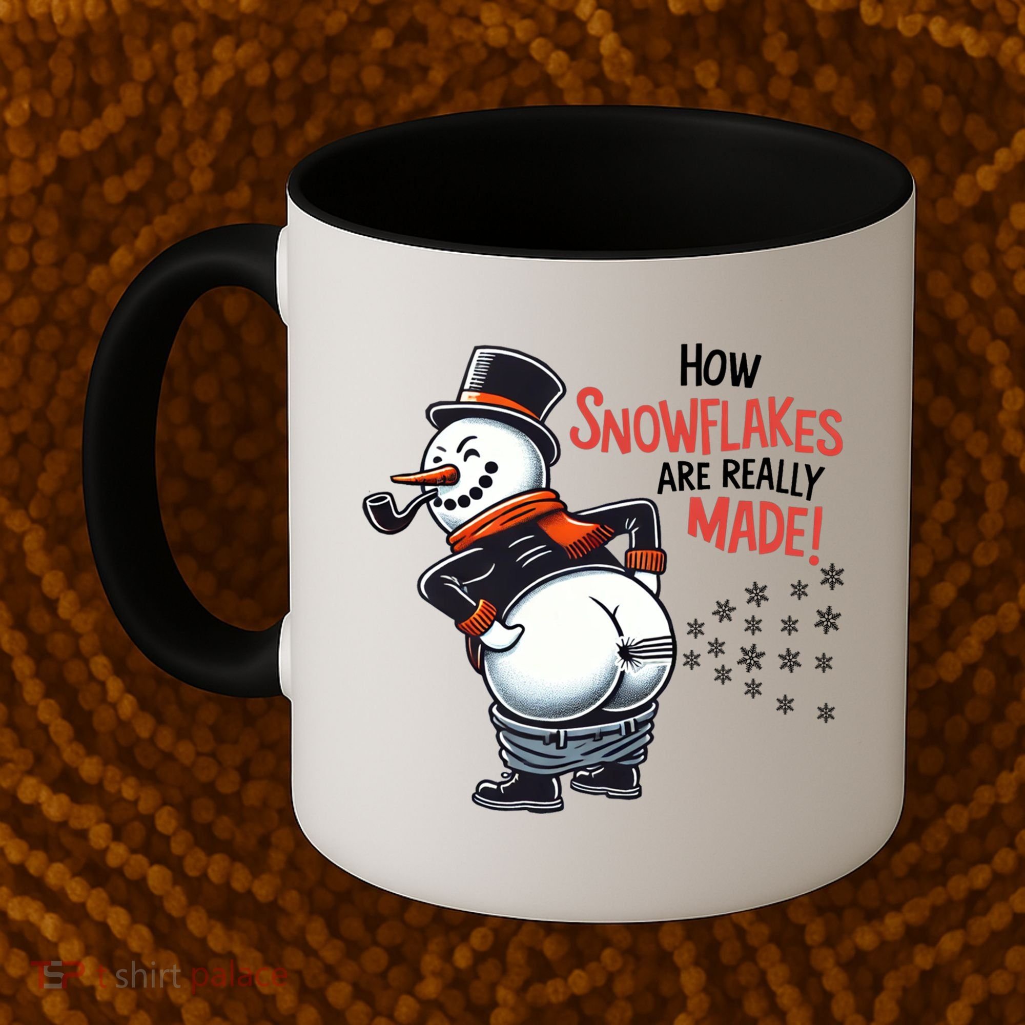 How Snowflakes Are Really Made Christmas Funny Snow Funny Gift Coffee Mug