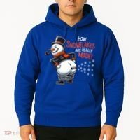 How Snowflakes Are Really Made Christmas Funny Snow Funny Gift Hoodie thumb 2