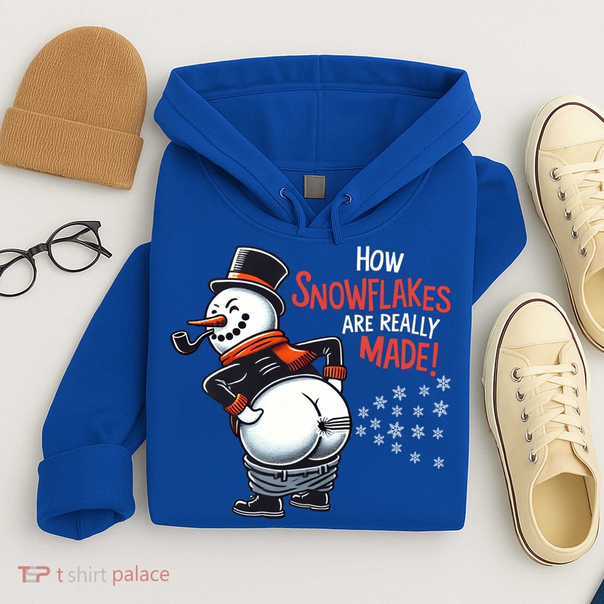 How Snowflakes Are Really Made Christmas Funny Snow Funny Gift Hoodie