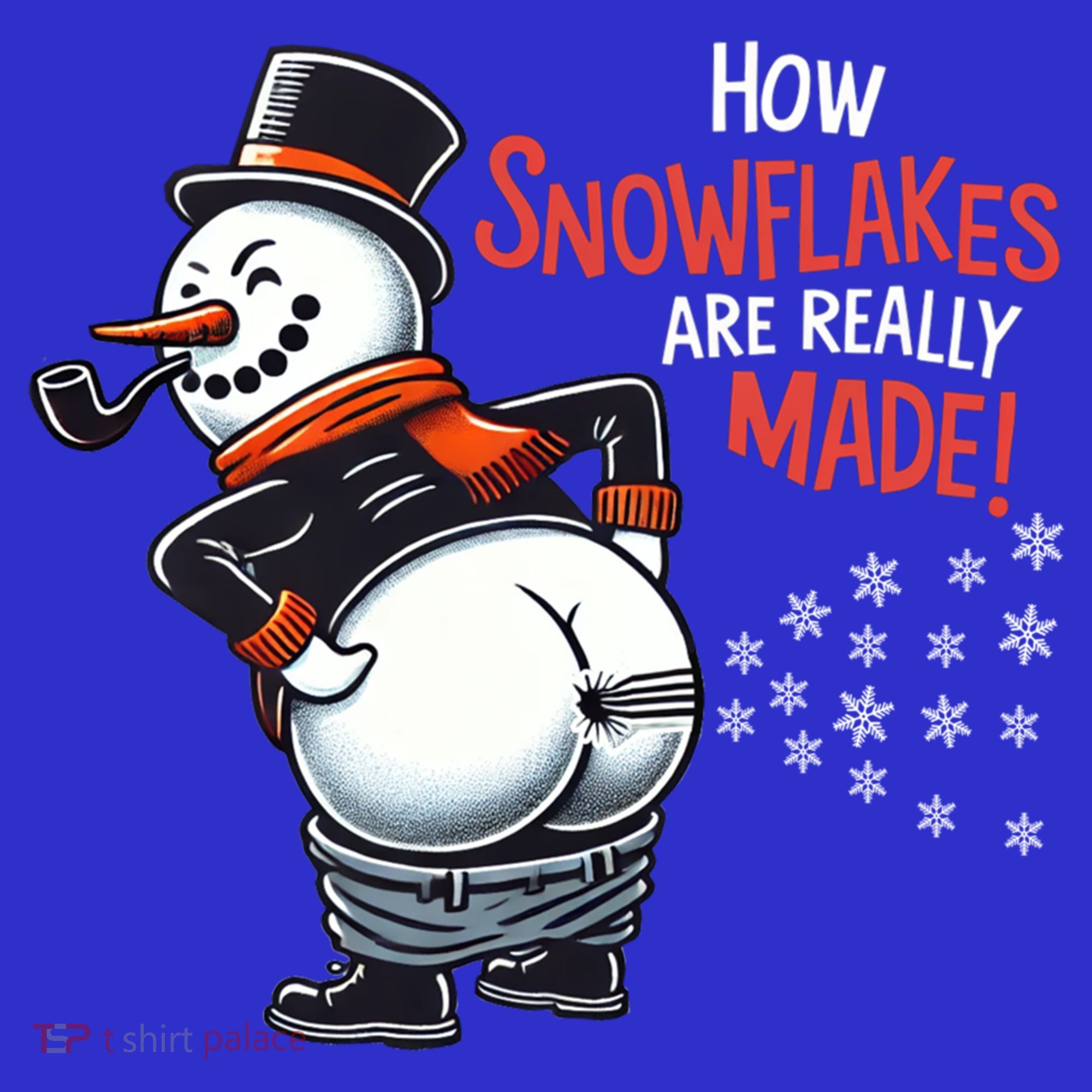 How Snowflakes Are Really Made Christmas Funny Snow Funny Gift Women's Tank Top