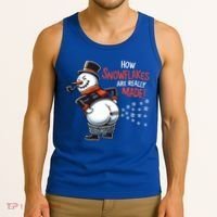 How Snowflakes Are Really Made Christmas Funny Snow Funny Gift Tank Top thumb 3