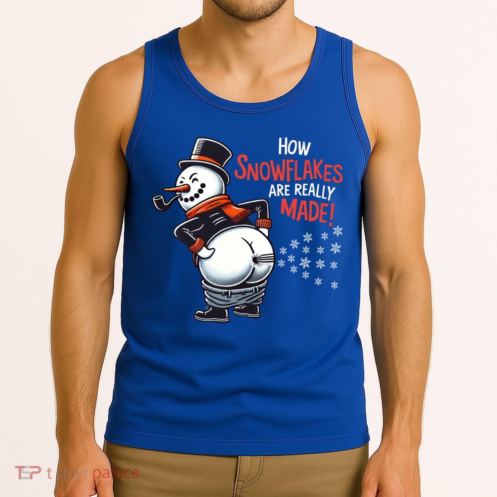 How Snowflakes Are Really Made Christmas Funny Snow Funny Gift Tank Top