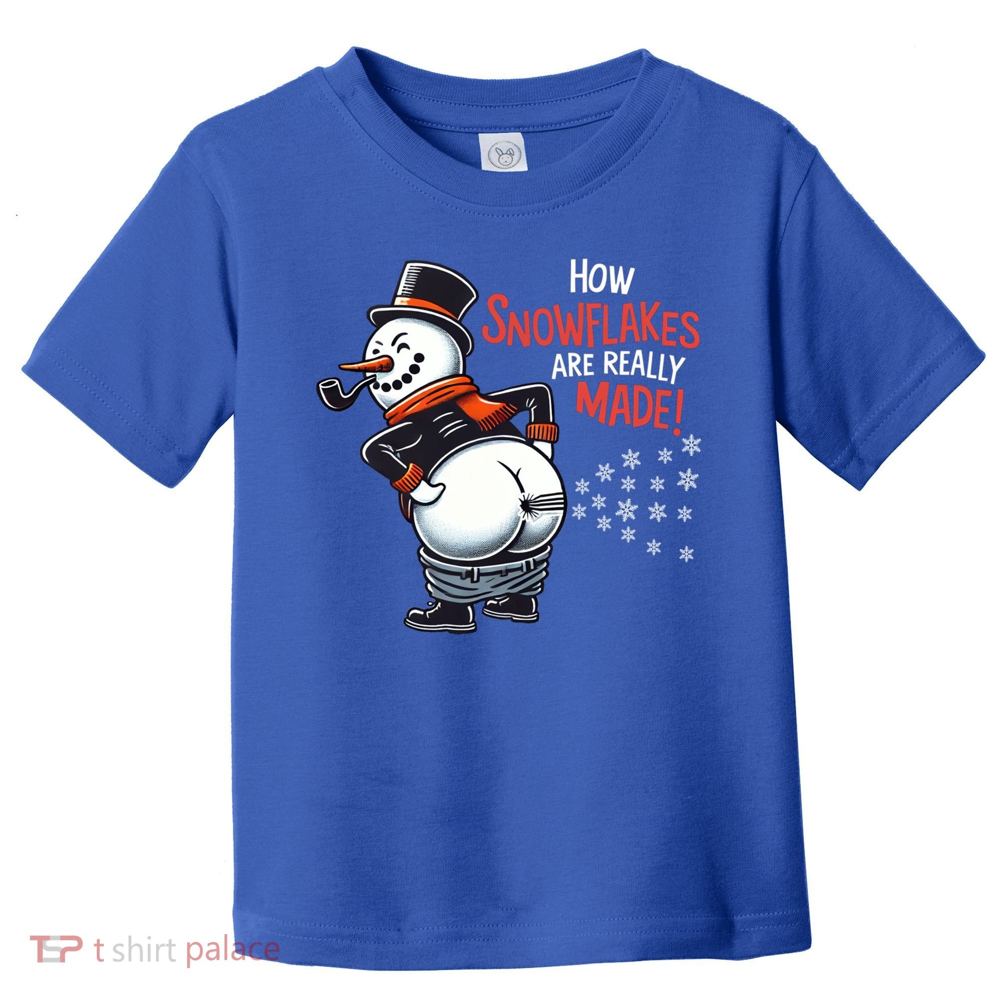 How Snowflakes Are Really Made Christmas Funny Snow Funny Gift Toddler T-Shirt