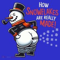How Snowflakes Are Really Made Christmas Funny Snow Funny Gift Visor thumb 3