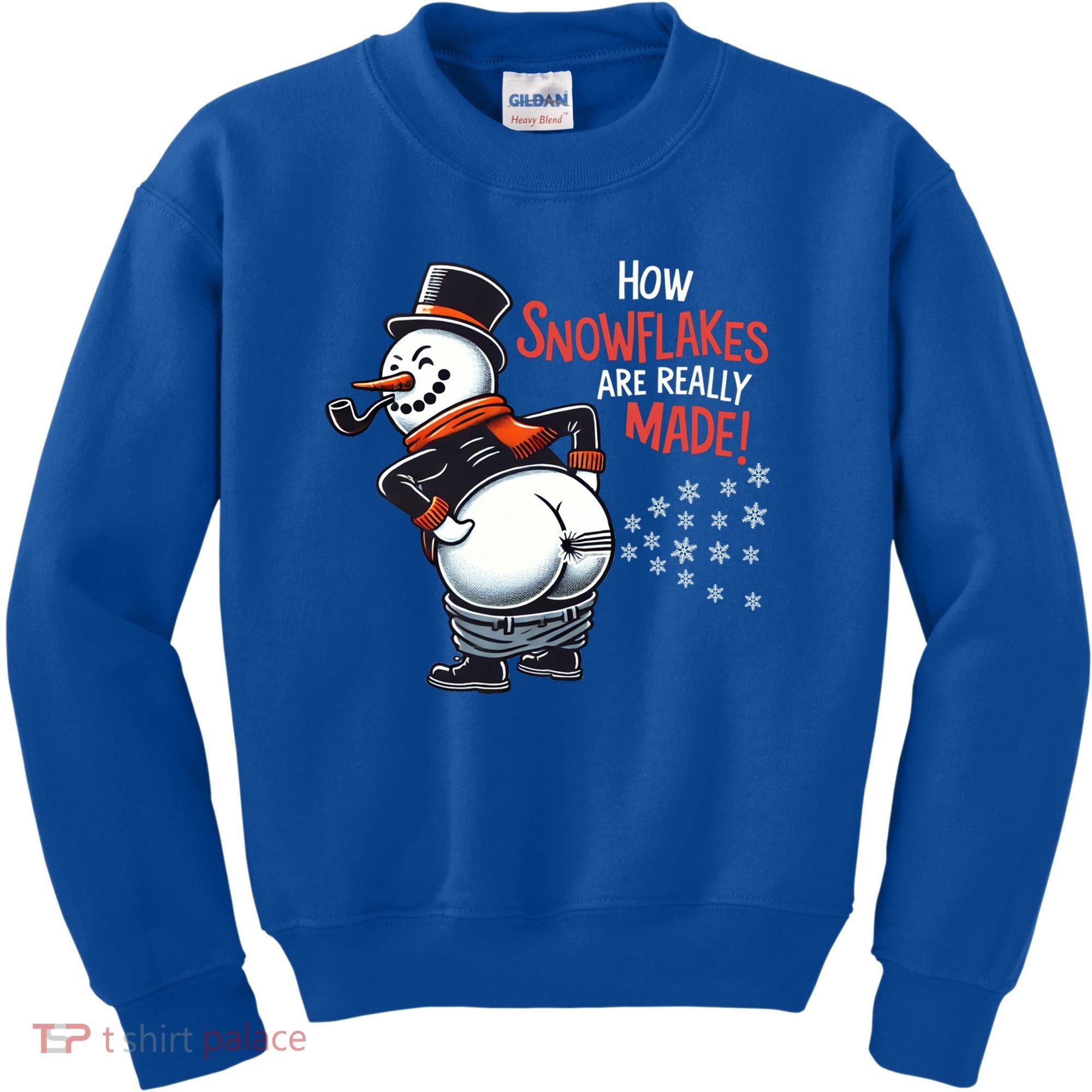 How Snowflakes Are Really Made Christmas Funny Snow Funny Gift Kids Sweatshirt