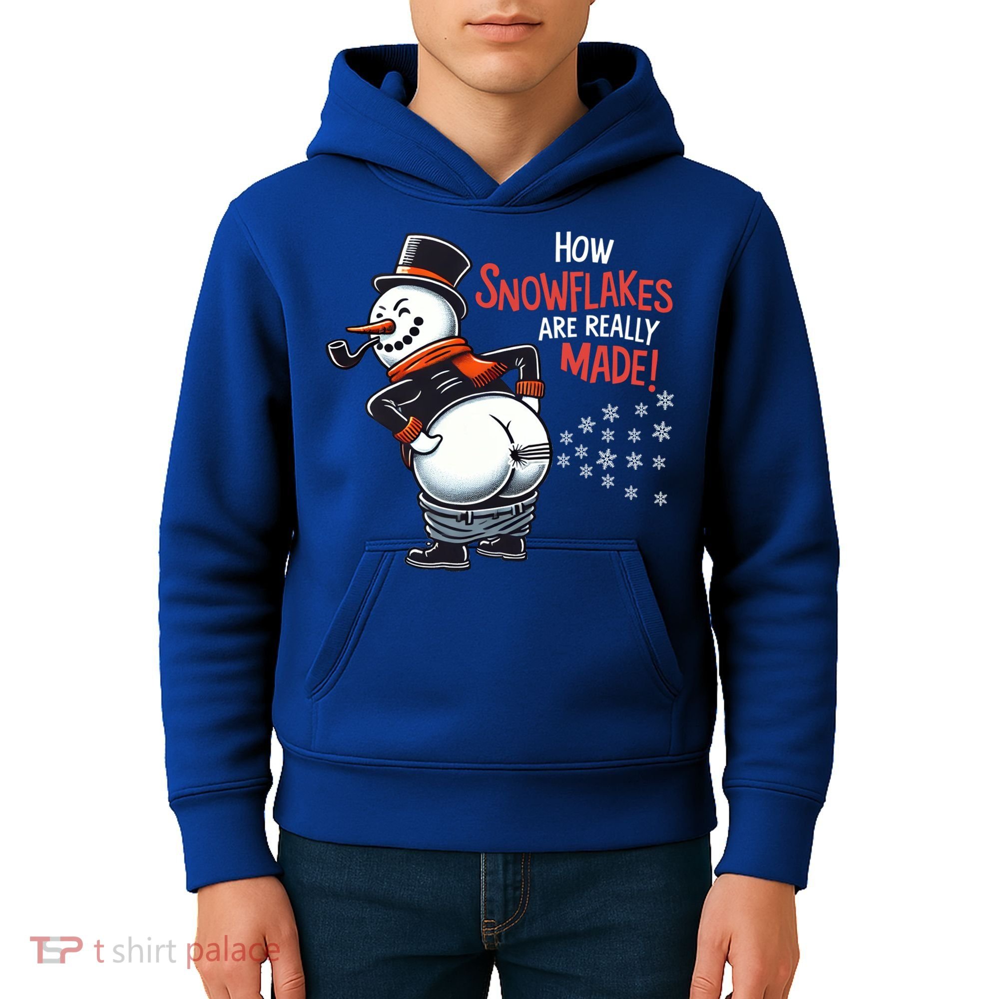 How Snowflakes Are Really Made Christmas Funny Snow Funny Gift Kids Hoodie