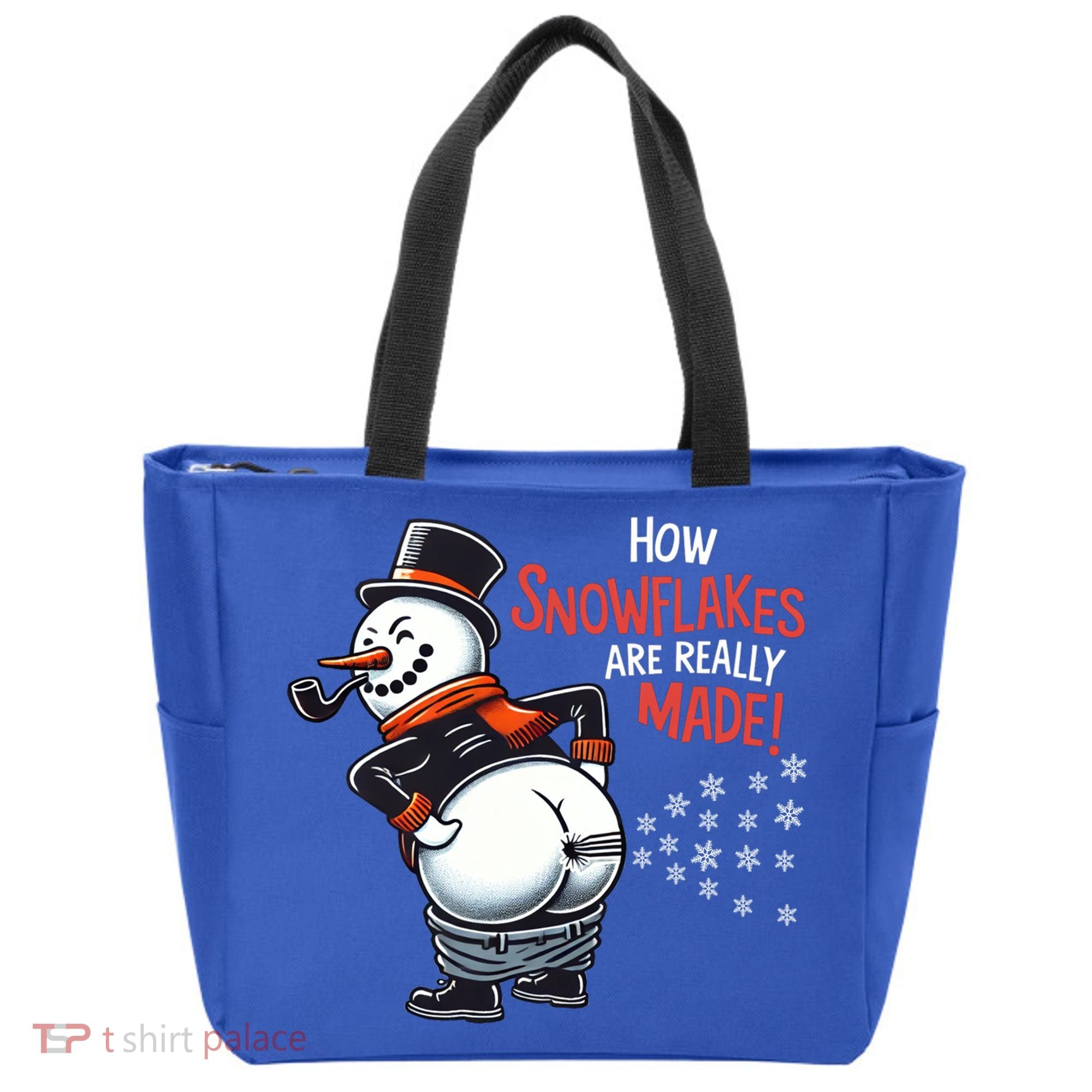 How Snowflakes Are Really Made Christmas Funny Snow Funny Gift Tote Bag