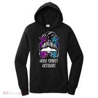 Holy Spirit Activate Funny Female Hair Bun Women's Hoodie thumb 0