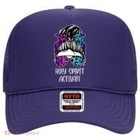 Holy Spirit Activate Funny Female Hair Bun Hat thumb 0