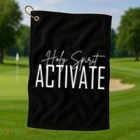 Holy Spirit Activate Golf Towel thumb 1