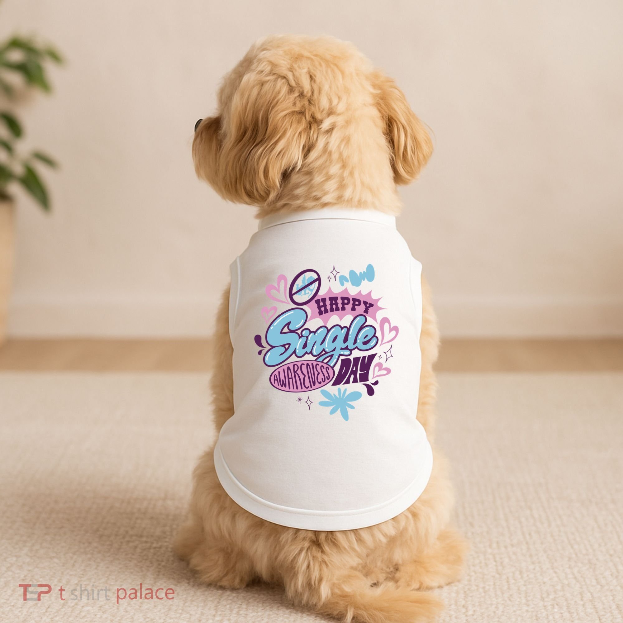 Happy Single Awareness Day Doggie Tank
