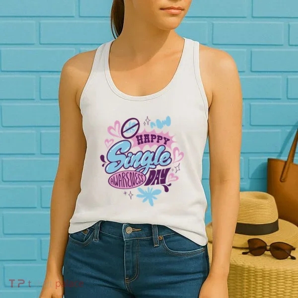 Happy Single Awareness Day Women's Tank Top