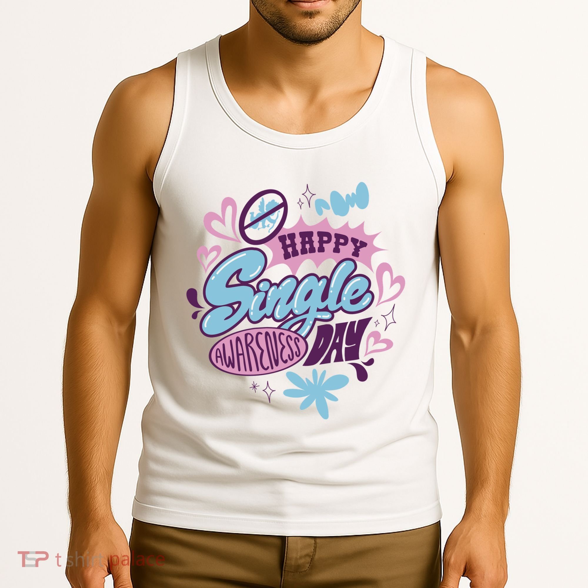 Happy Single Awareness Day Tank Top