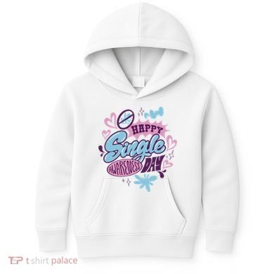 Happy Single Awareness Day Kids Hoodie