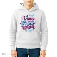 Happy Single Awareness Day Kids Hoodie thumb 4