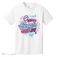 Happy Single Awareness Day Kids T-Shirt thumb 0