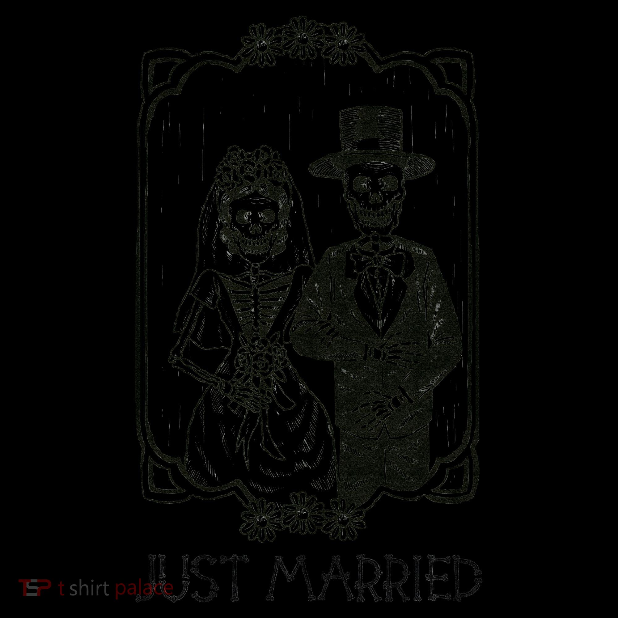 Halloween Skeletons Bride And Groom Just Married Funny Coffee Mug