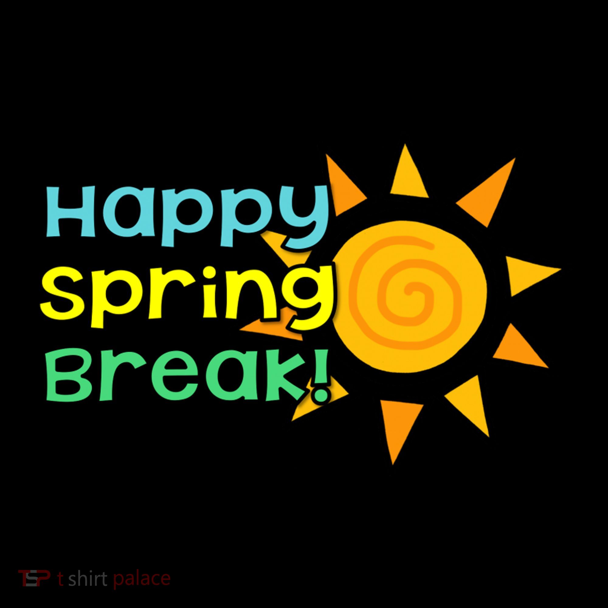 Happy Spring Break Sun Toddler Hoodie