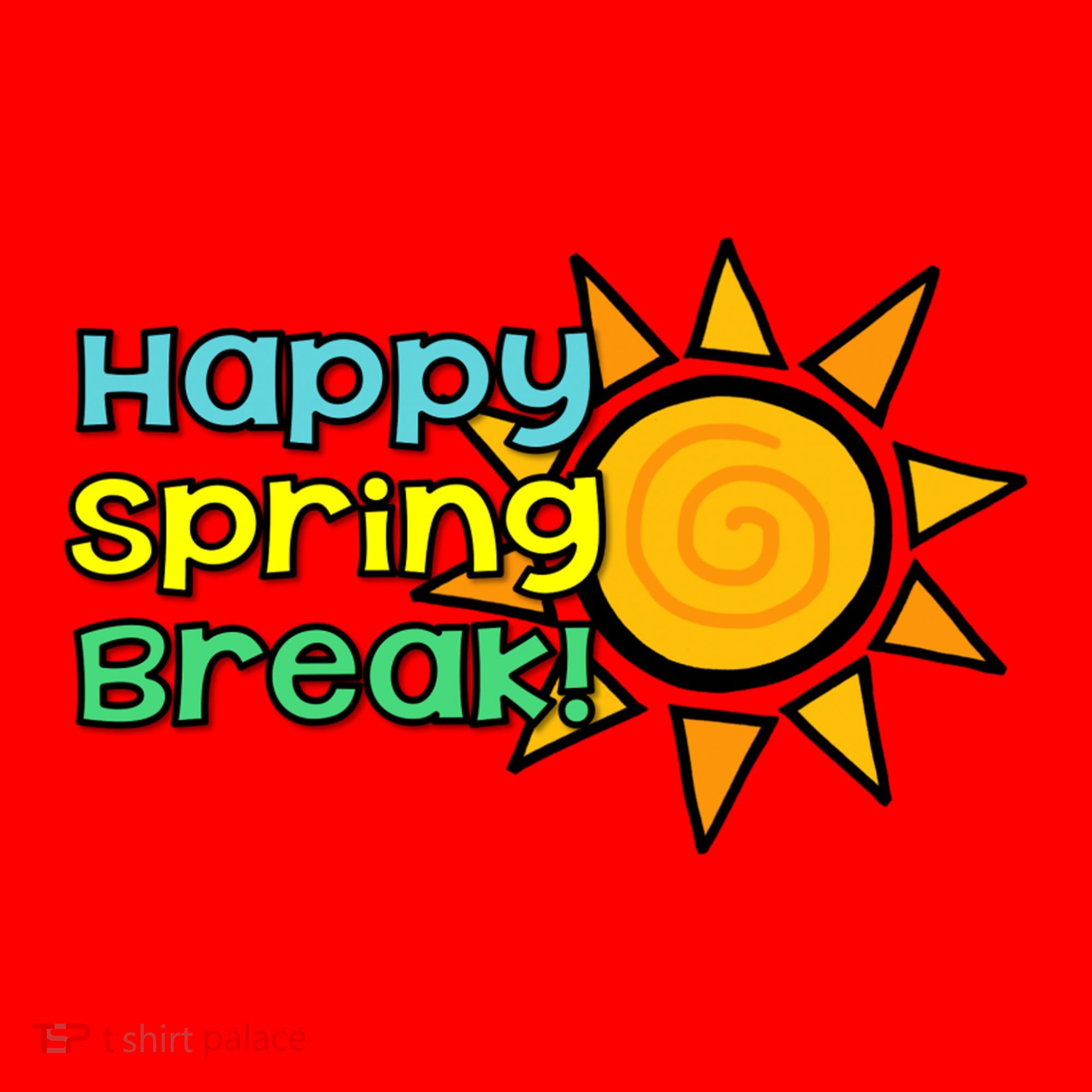 Happy Spring Break Sun Santa Hat
