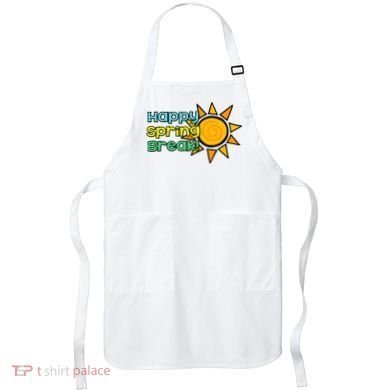 Happy Spring Break Sun Apron