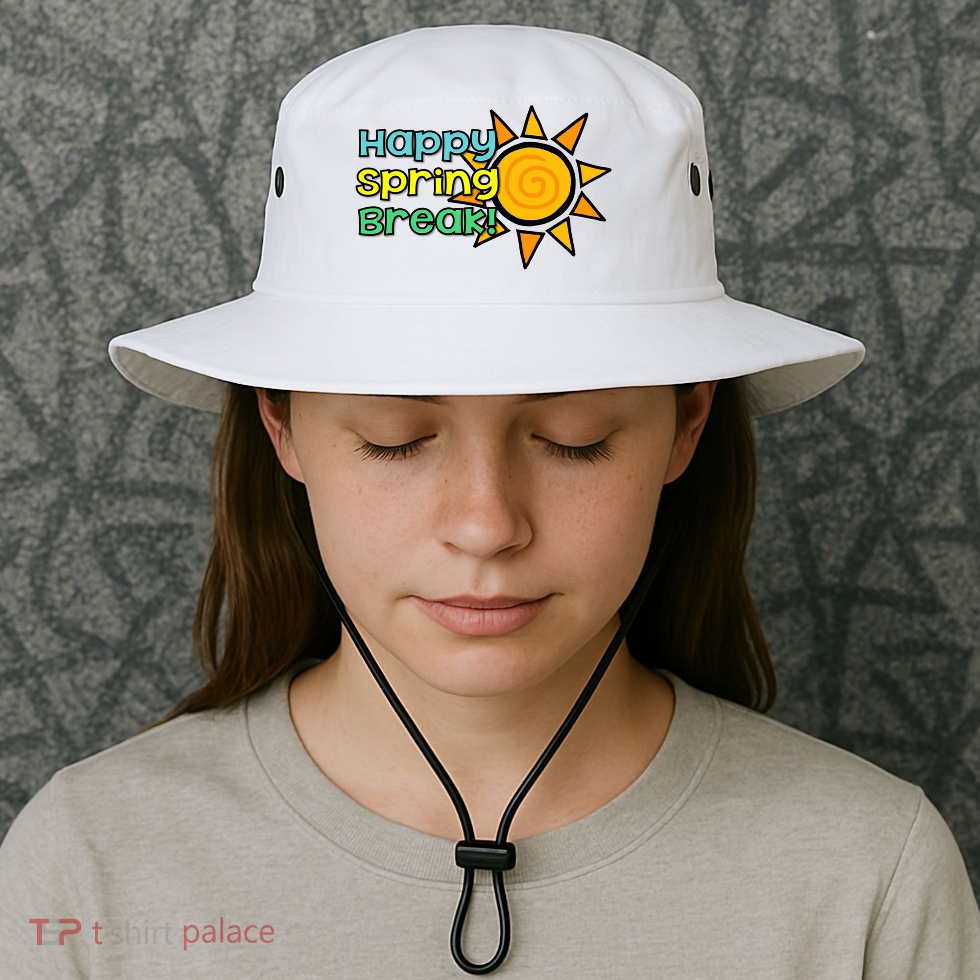 Happy Spring Break Sun Bucket Hat